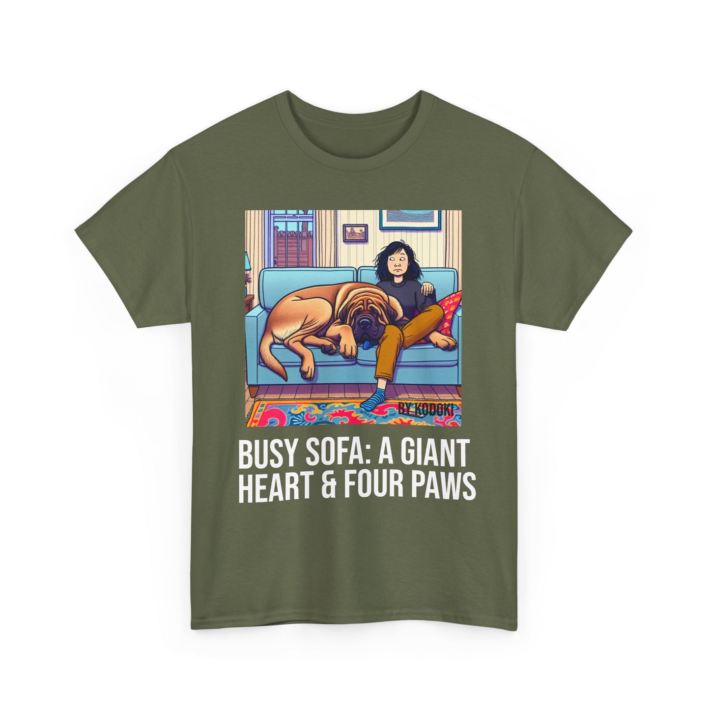 Busy Sofa: A Giant Heart & Four Paws