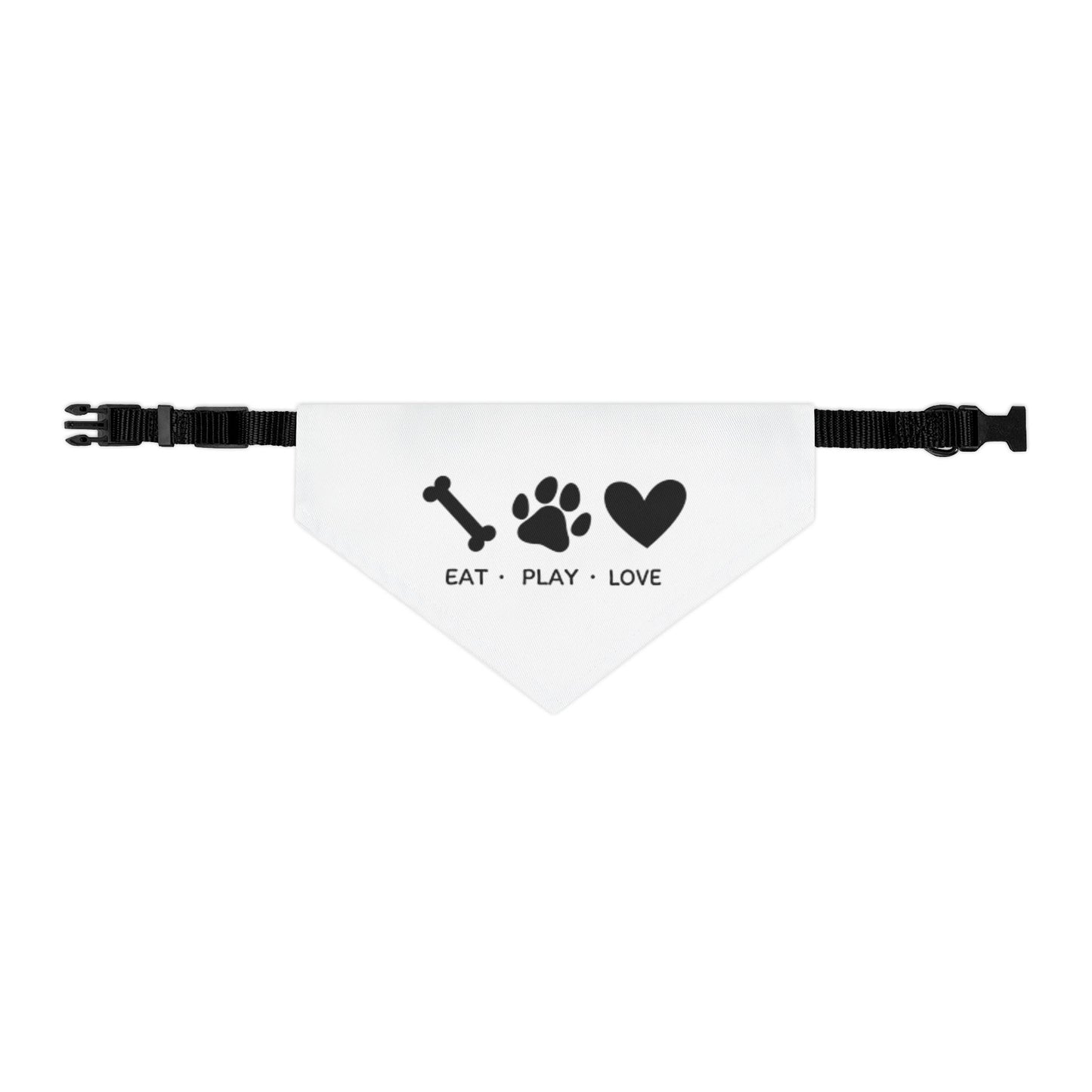 Eat Play Love, Bandana Collar