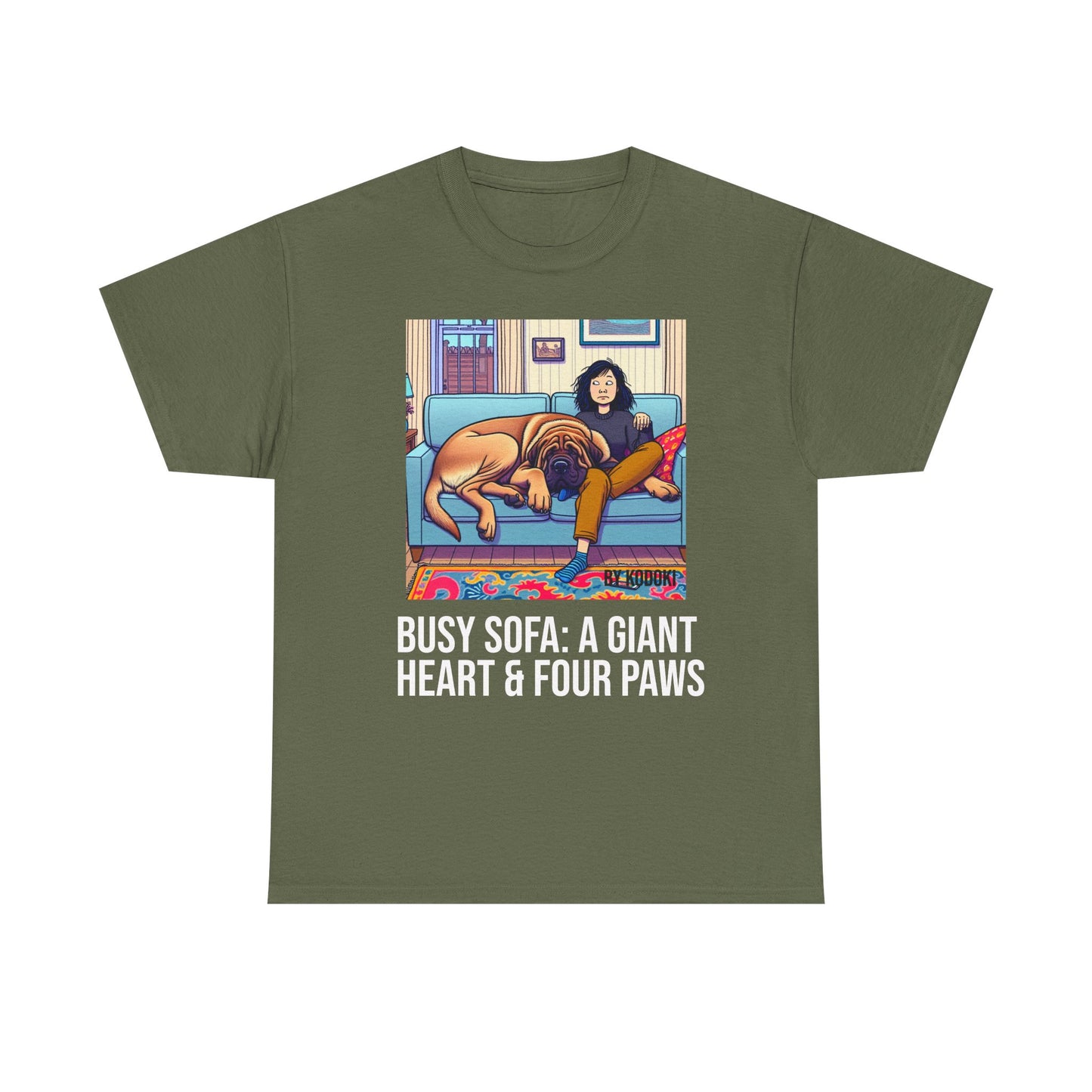 Busy Sofa: A Giant Heart & Four Paws