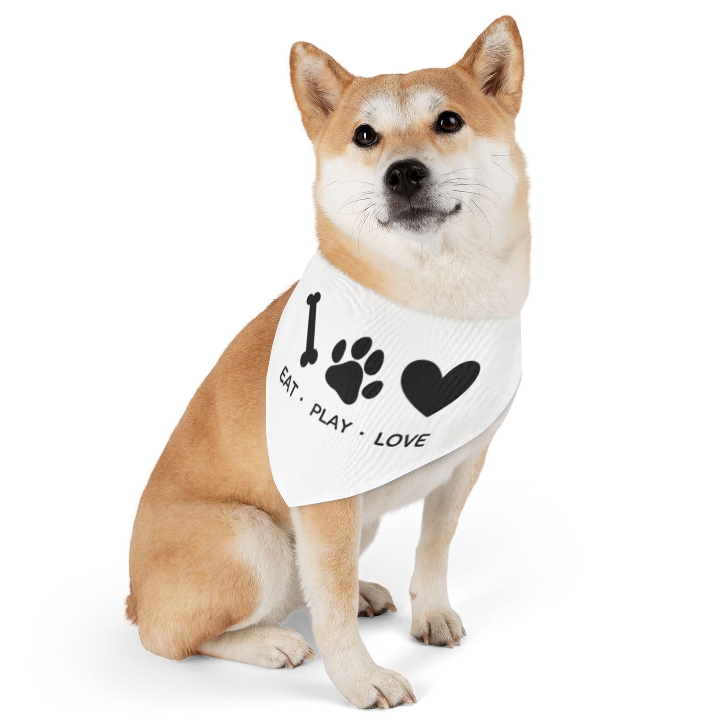 Eat Play Love, Bandana Collar