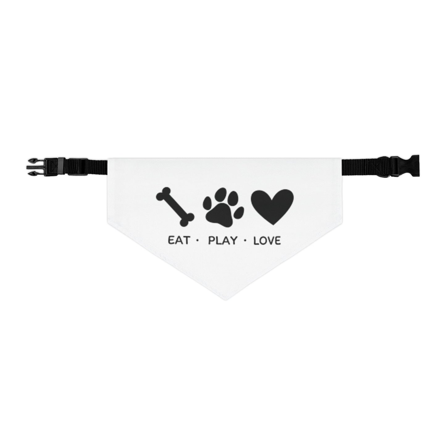 Eat Play Love, Bandana Collar