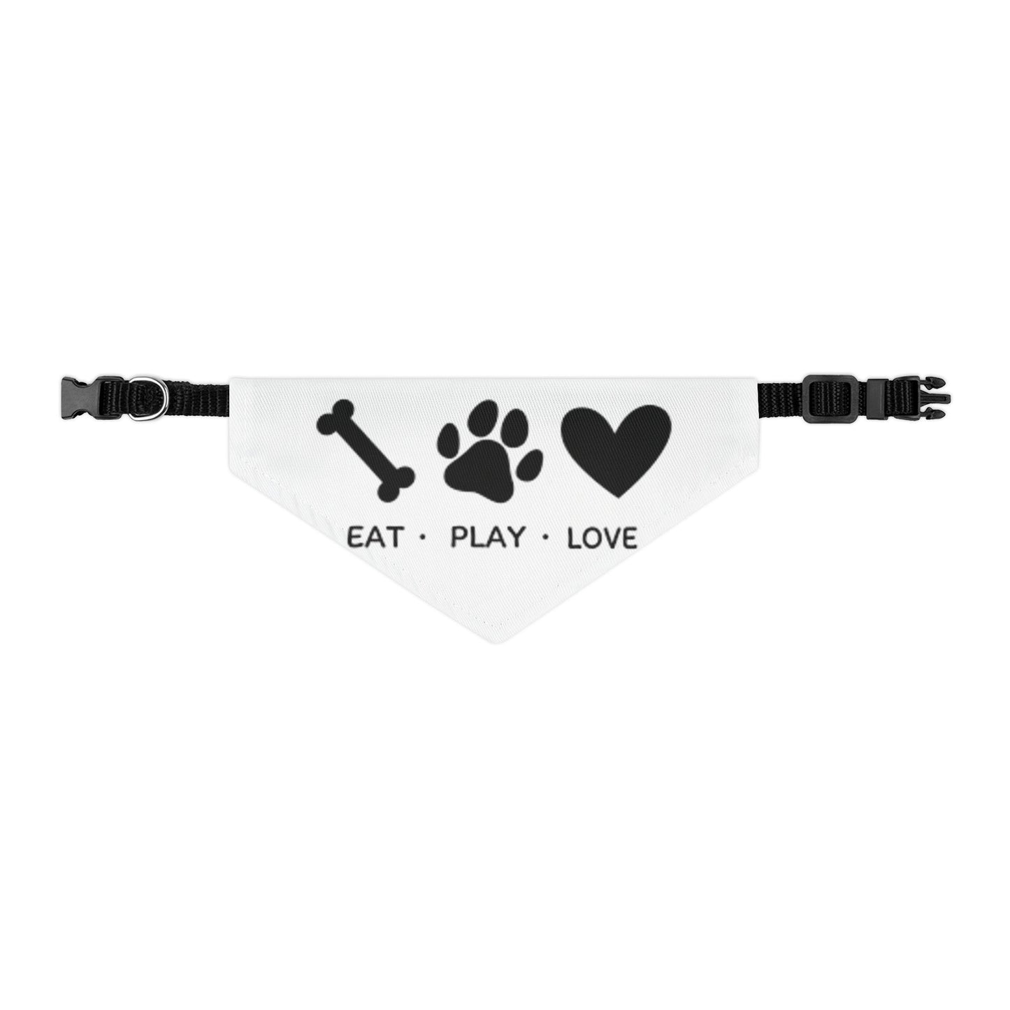 Eat Play Love, Bandana Collar