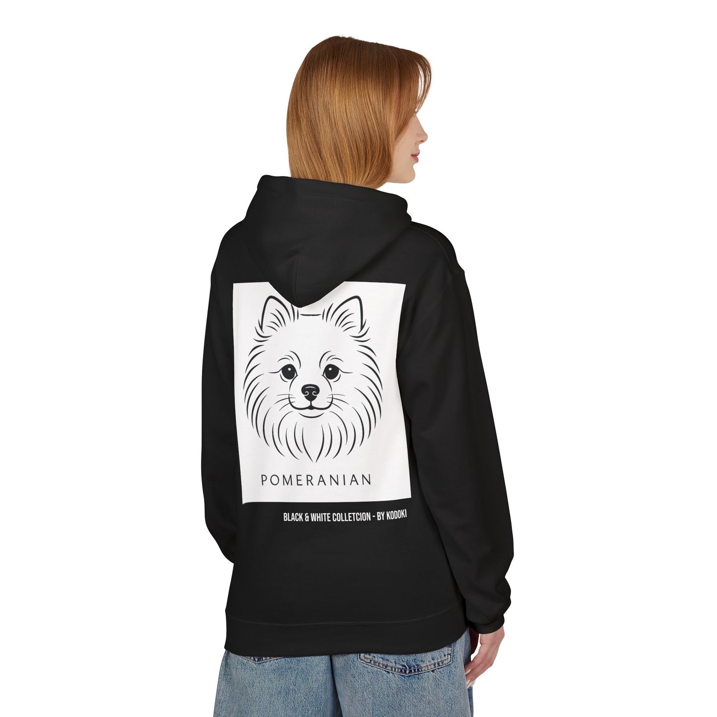 Pomeranian Fleece Hoodie - Softstyle Unisex Pullover